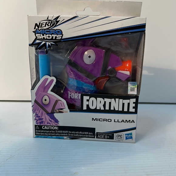 Nerf Microshots Fortnite Llama – Minilanzador Coleccionable Con 2 Dardos Oficiales